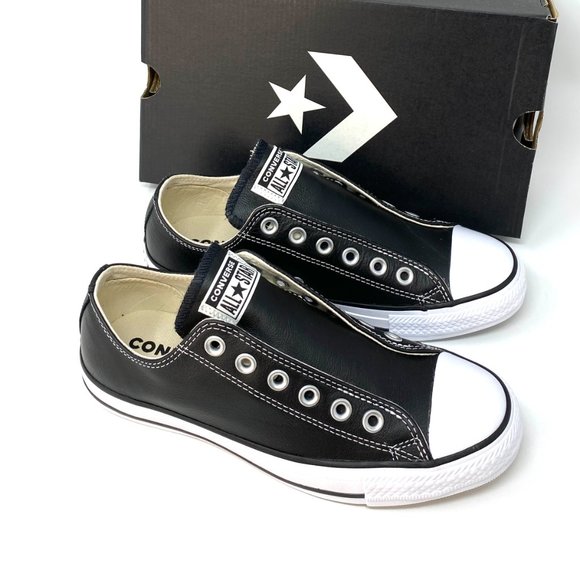 Converse Chuck Taylor AS SLIP Leather Black Women's Size 164976C - Picture 8 of 9